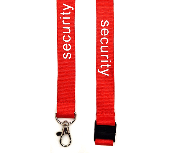 Red (186 C) - security - Safety split - 20mm